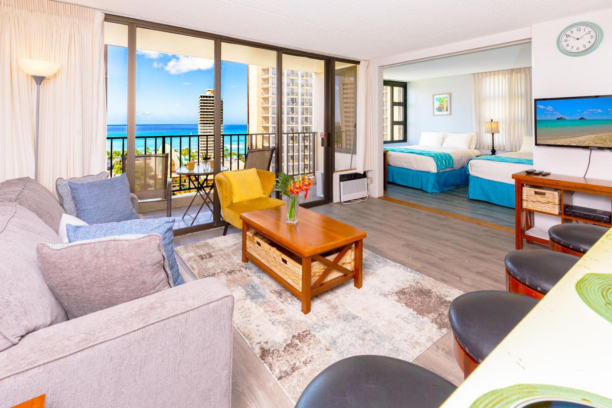 Renovated Ocean View Suite, Near Beach, Free Parking Honolulu Esterno foto